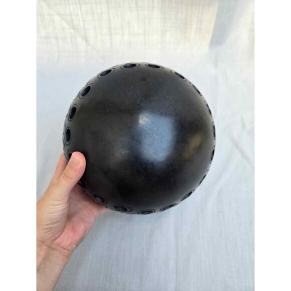 Oaxaca Black Pottery Olla Style Decorative Vase Mexico Barro Negro Handmade Pot - Picture 6 of 11